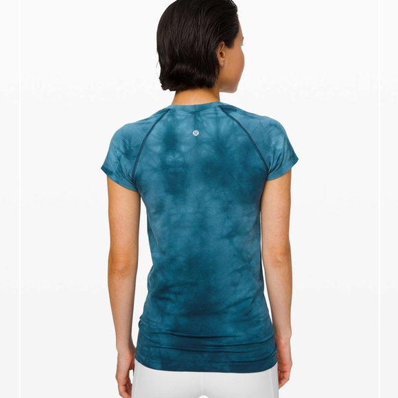 Lululemon swiftly short sleeve night diver tie dye size 6 - Picture 5 of 5